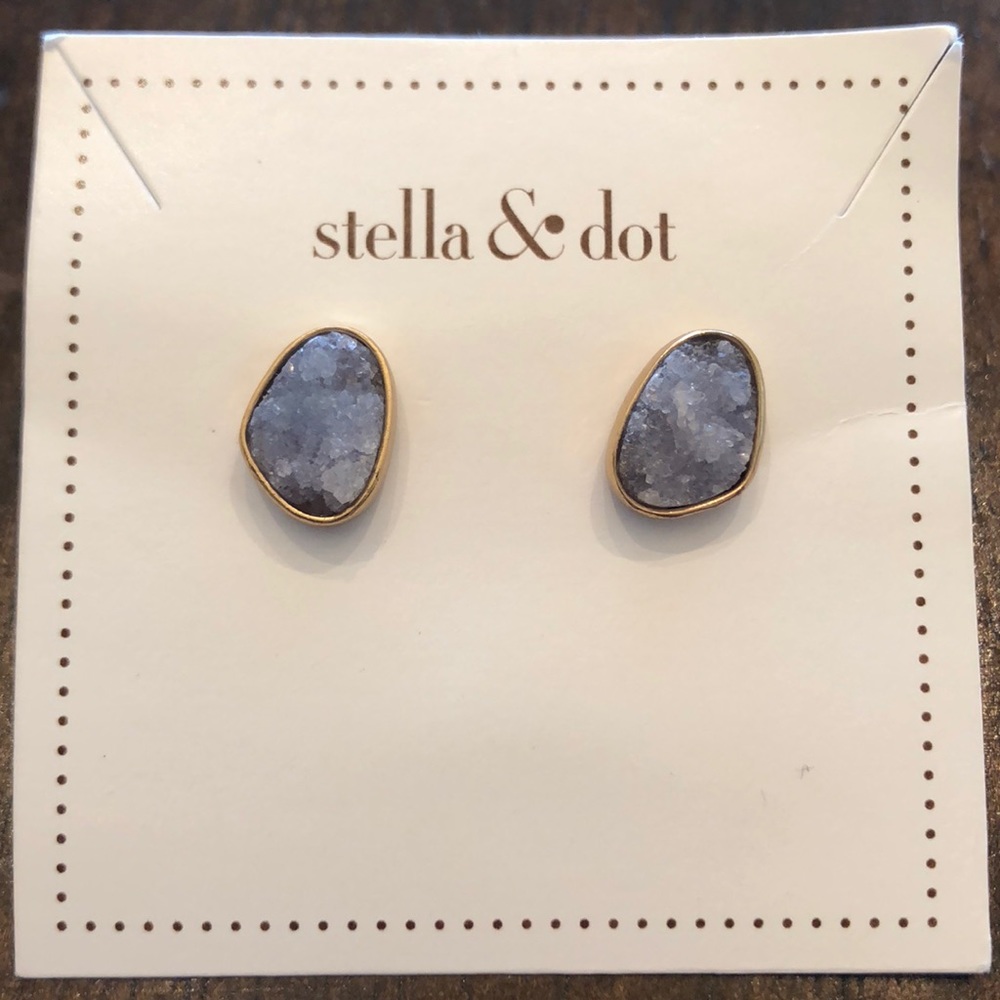 Stella & Dot druzy studs